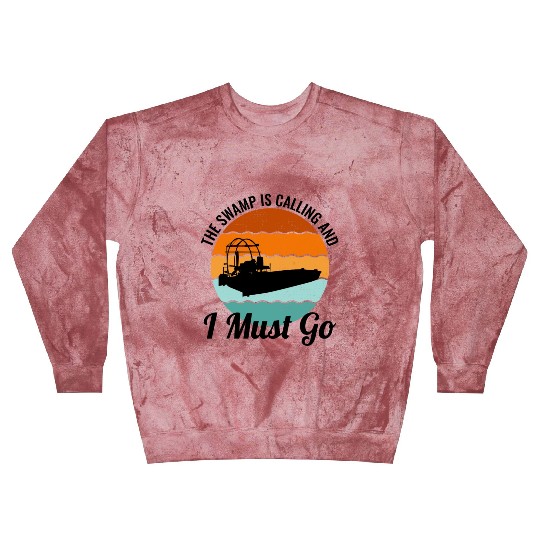 Airboat Fanboat Airboating Planeboat Swamp boat Blast Sweatshirts