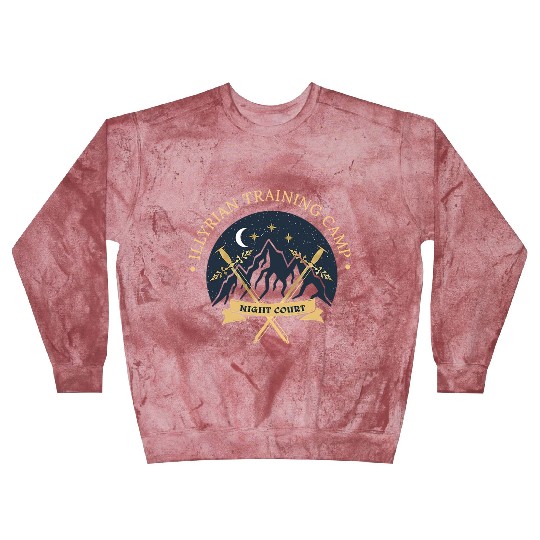 ACOTAR Illyrian Training Camp Camping Lover Blast Sweatshirts