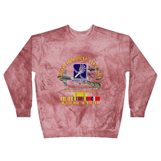 Army 188th Airborne Infantry Raid at Los Baños W J Blast Sweatshirts