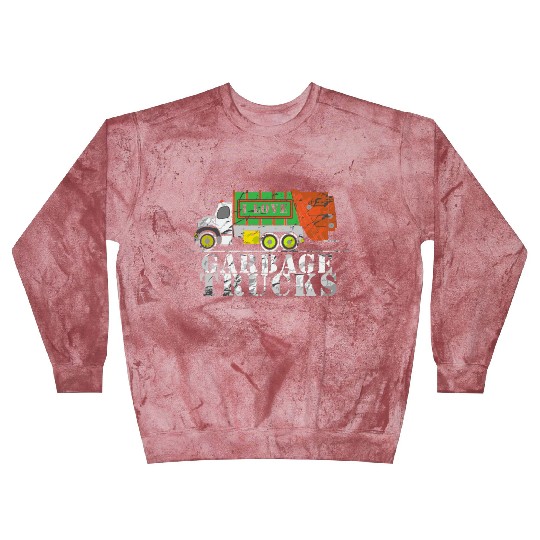 I Love Garbage Trucks Blast Sweatshirts