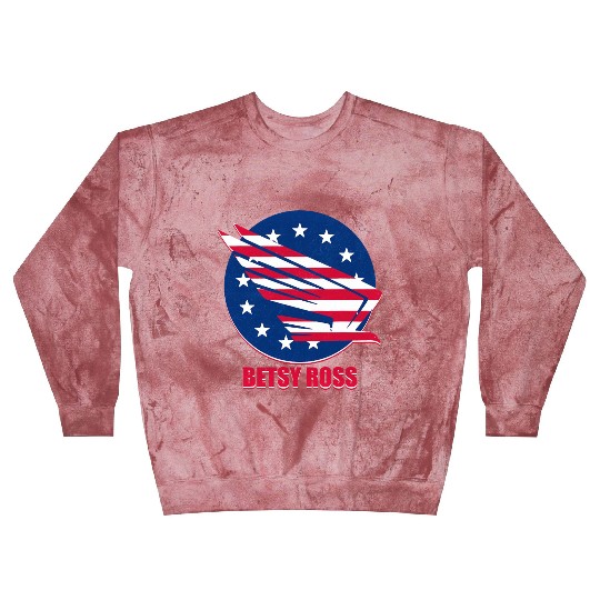 Patriotism USA Betsy Ross Flag Stars Stripes Eagle Blast Sweatshirts