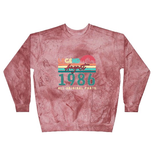 Building Year 1986 In August Blast Sweatshirts