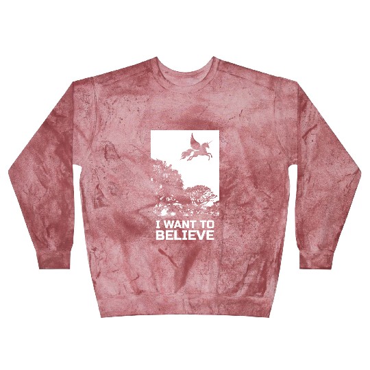 Unicorn I Want To Believe UAP Outfit Alien Ufo Blast Sweatshirts