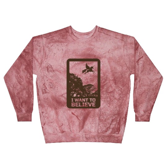 Unicorn "I Want To Believe" UAP Outfit Alien Ufo Blast Sweatshirts