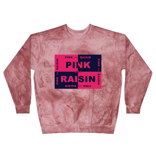 Pink and Raisin Design Blast Sweatshirts