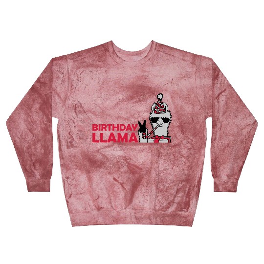 Birthday Llama No Drama Blast Sweatshirts