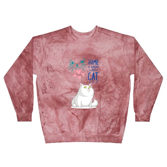 Cat Home Smart Animal Funny Meme Love Family Pet Blast Sweatshirts