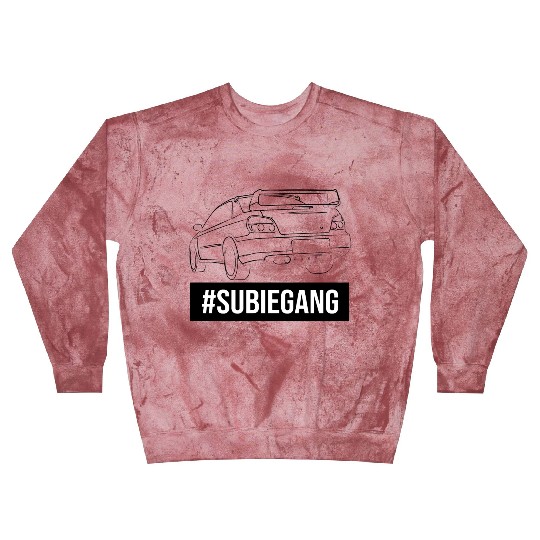 Subie Gang Impreza jdm lover classic japanese car Blast Sweatshirts