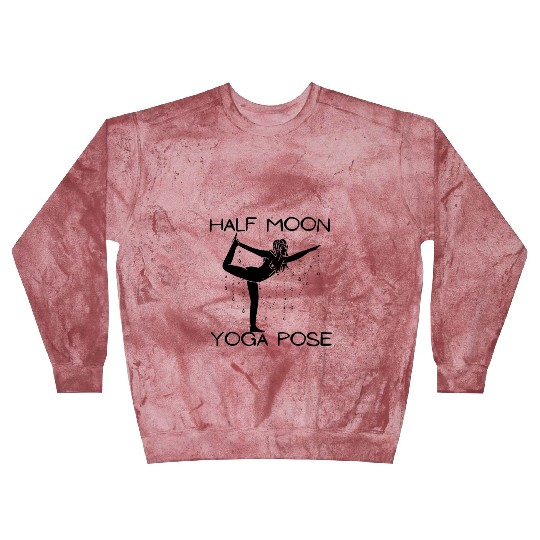 HALF MOON YOGA POSE Blast Sweatshirts
