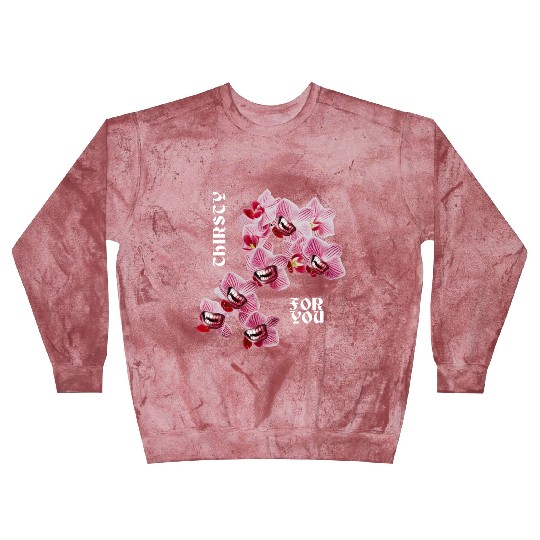 Orchid flower teeth creepy Orchid flower teeth cre Blast Sweatshirts