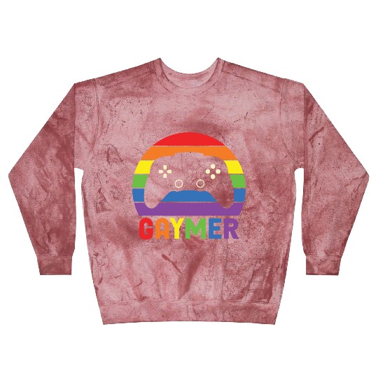 LBGT Flag Gay Pride Human Gaymer Gamer Blast Sweatshirts