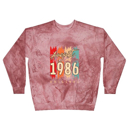 Gift Idea For August 1986 Blast Sweatshirts