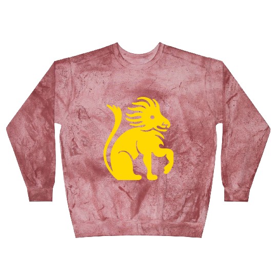 leo zodiac gold lion king Blast Sweatshirts