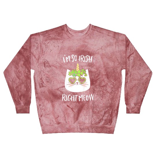 So Irish Right Meow Blast Sweatshirts