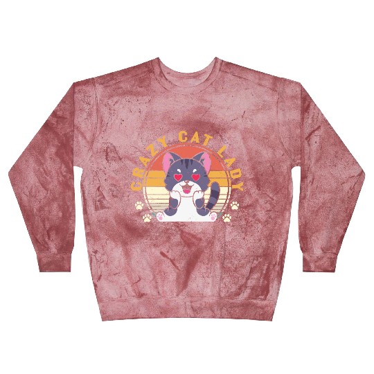 Crazy cat Lady Blast Sweatshirts