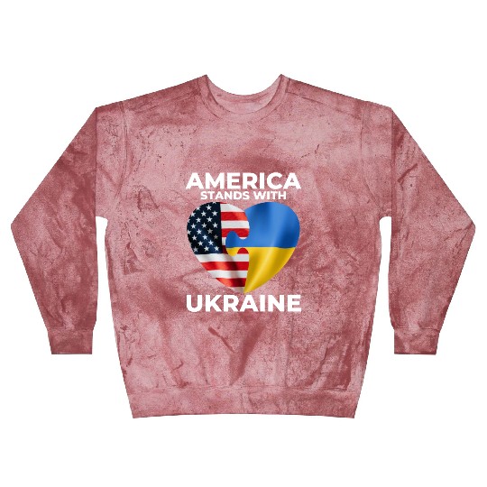 America stands with Ukraine Blast Sweatshirts