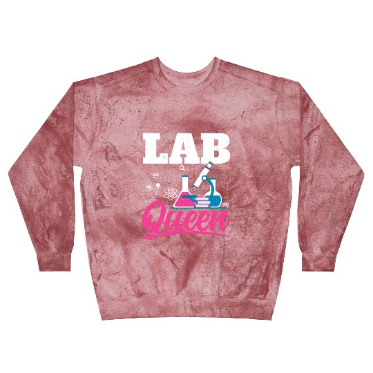 Lab Queen Biologist Science Teacher Biology Major Blast Sweatshirts