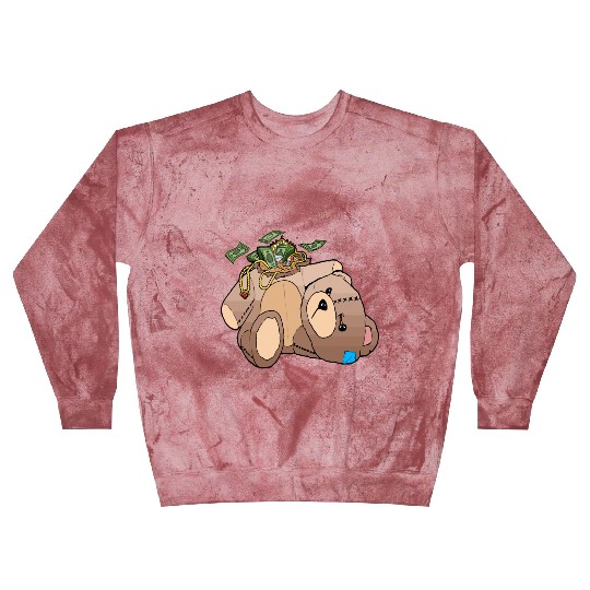 Money Teddy Bear Riches Blast Sweatshirts