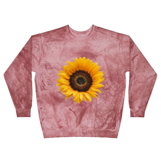Sunflower Sun Flower Garden Floral Womens Fall Blast Sweatshirts