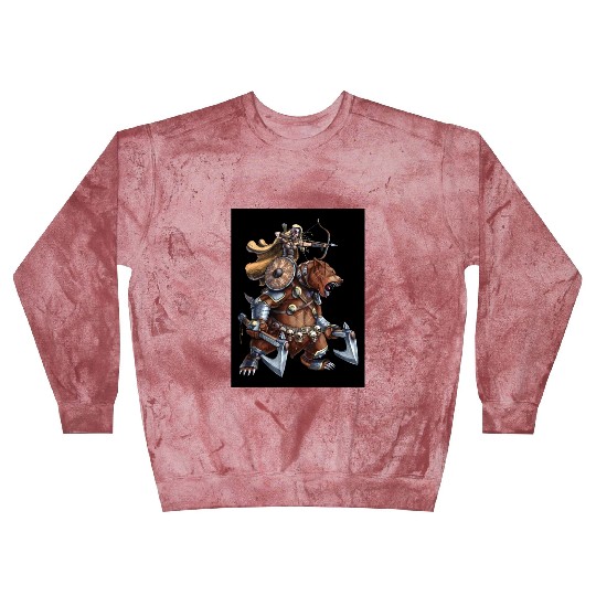 Norse Bear Viking Archer Warrior Blast Sweatshirts
