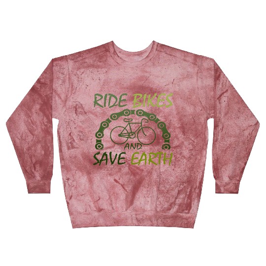 RIDE BIKES AND SAVE EARTH Blast Sweatshirts