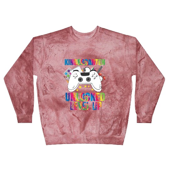 Kindergarten Unlocked Level Up BackTo School Blast Sweatshirts