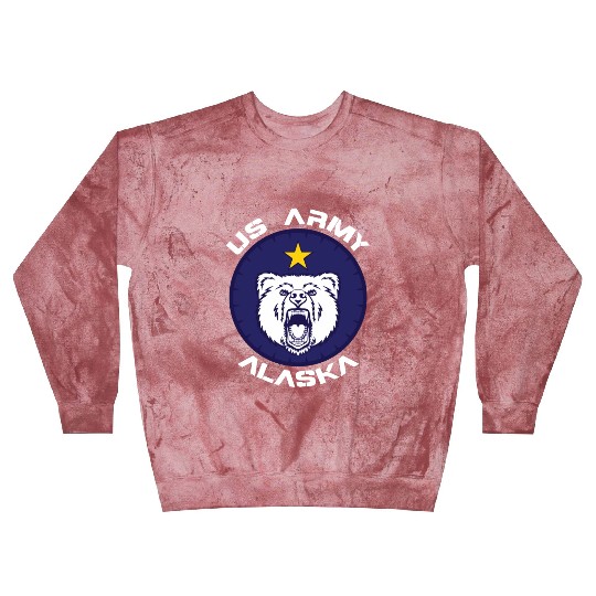 Us Army Alaska Polar Bear Patch Blast Sweatshirts