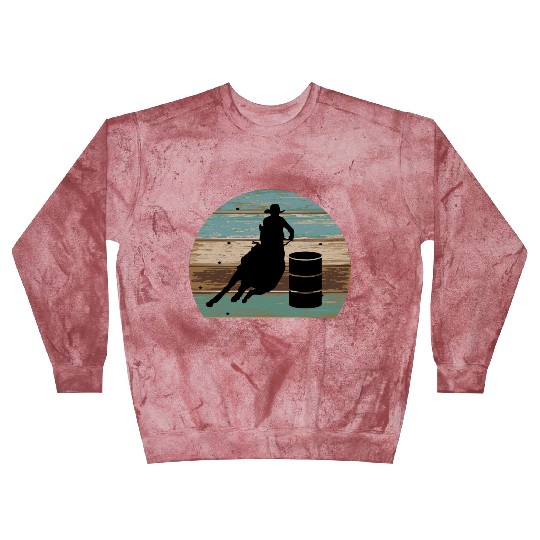 Barrel Racing Retro Style Blast Sweatshirts