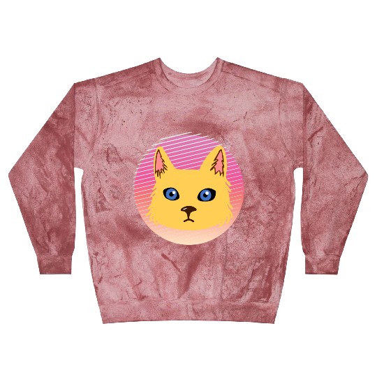 90s Retro Cat Blast Sweatshirts