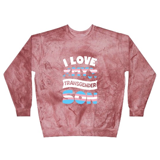 I Love My Transgender Son LGBT Gay Pride Blast Sweatshirts for