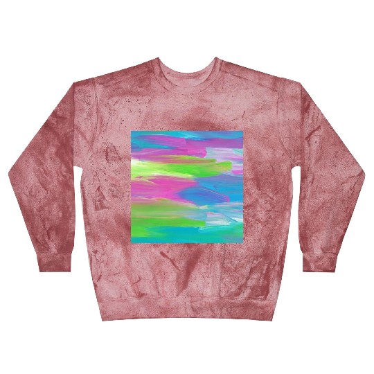 Abstract Colorful Painting Blast Sweatshirts