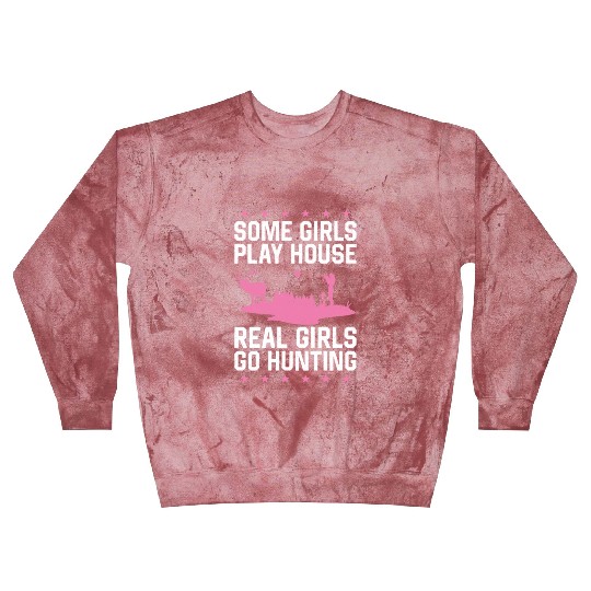 Buck Deer Hunting Hunter Girl Some Blast Sweatshirts