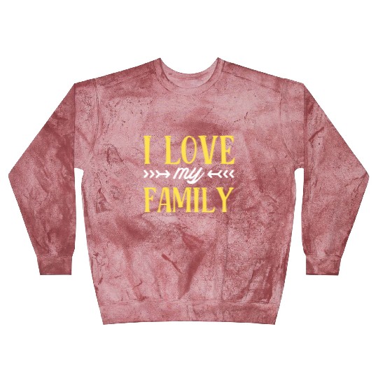 I Love My Family Reunion Families Gathering Blast Sweatshirts