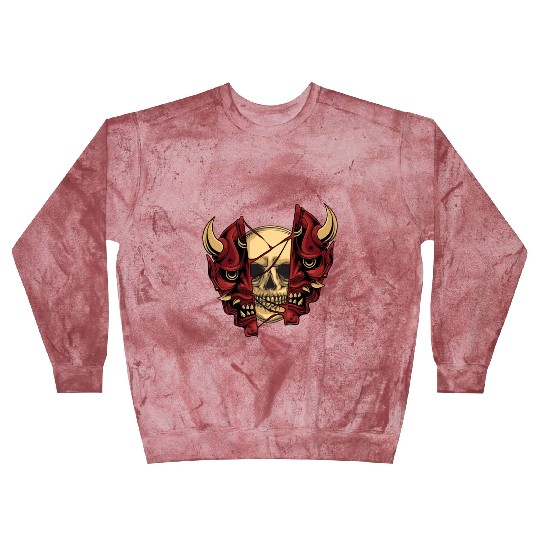 Japanese style skull Blast Sweatshirts