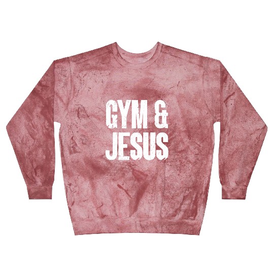 Gym and Jesus Christian Workout Gym and Jesus Blast Sweatshirts