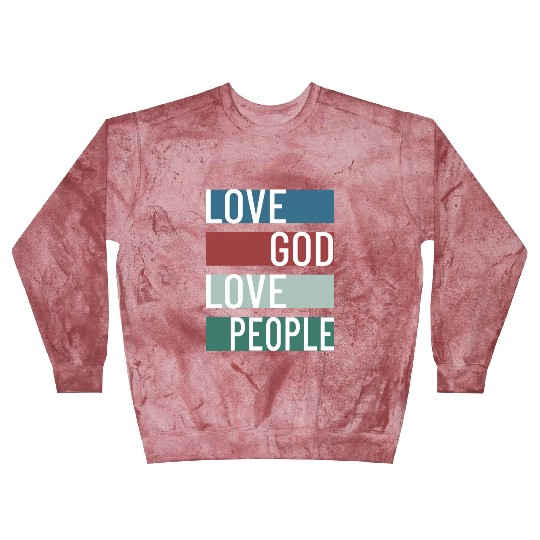Love God Love People Blast Sweatshirts