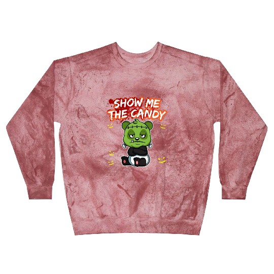 Show Me The Candy Halloween Costume Trick Or Treat Blast Sweatshirts