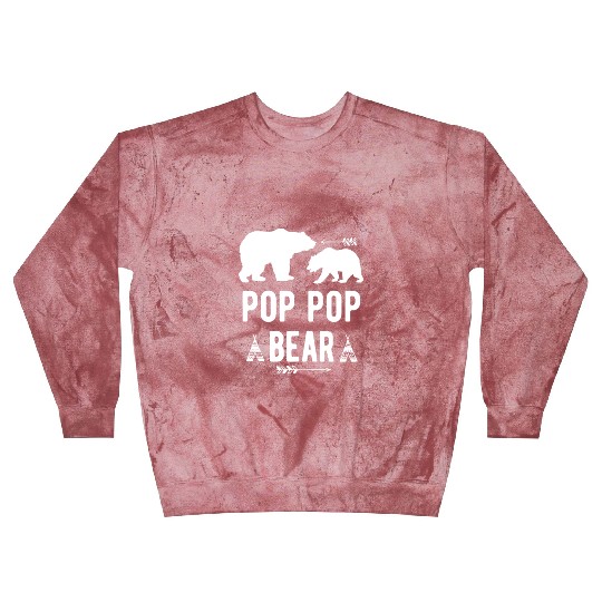 Pop Pop Bear Arrow Grandpa Bear Grandparents Blast Sweatshirts