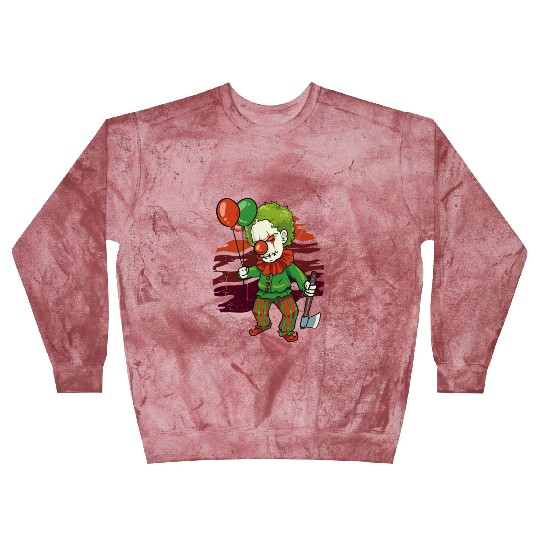 Scary Clown for Horror Fans Blast Sweatshirts