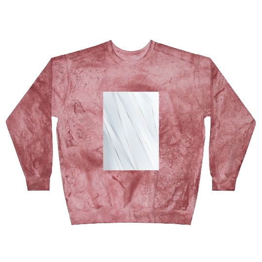 Luxury White Silver Stripes Blast Sweatshirts