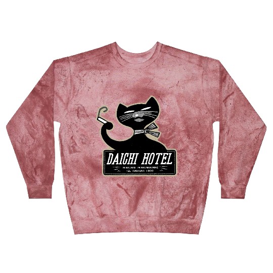 Vintage Japanese Cat Brand Hotel Blast Sweatshirts