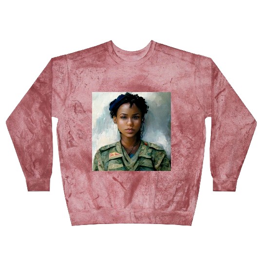 Beautiful US army combat medic painting Blast Sweatshirts