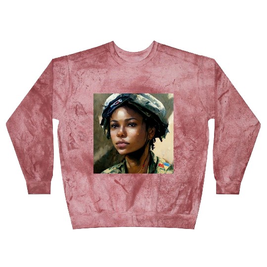 Beautiful US army combat medic painting Blast Sweatshirts