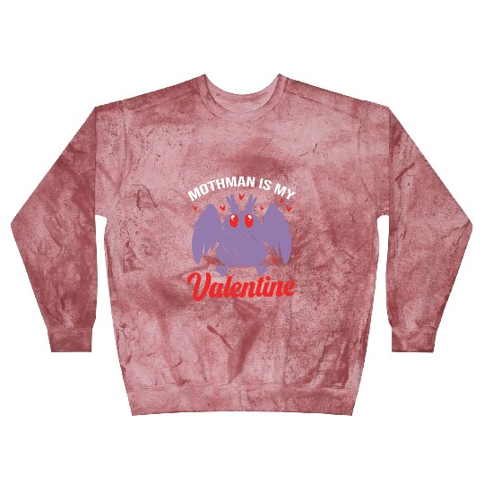Funny Valentines Day Cryptid Cute Mothman Blast Sweatshirts