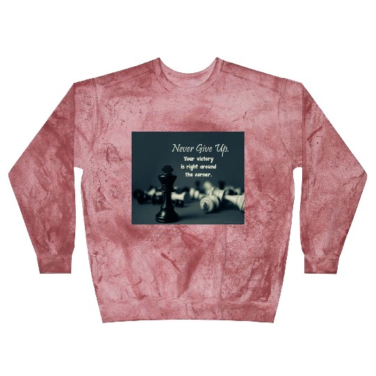Never Give Up Blast Sweatshirts