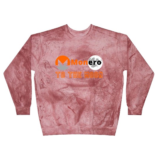 Monero to the Moon Blast Sweatshirts