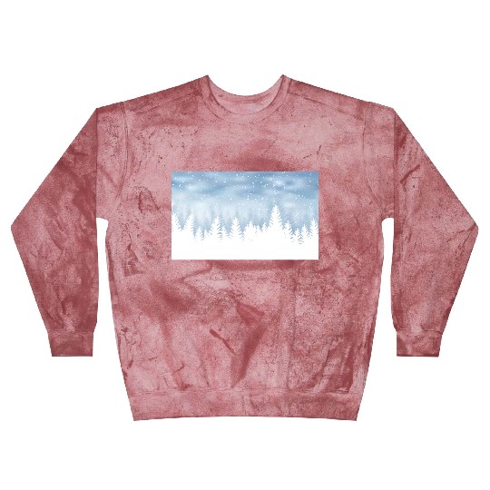 Christmas Winter Wonderland Snow Night Blast Sweatshirts