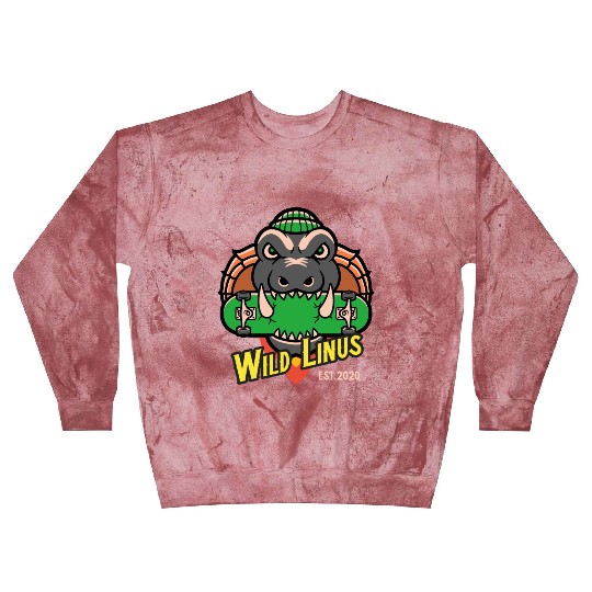 Skating Crocodile by Wild Linus Germany Blast Sweatshirts