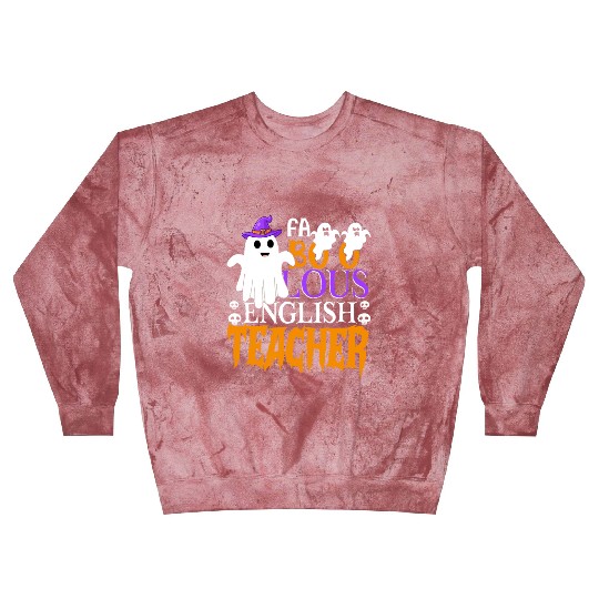 Faboolous English Teacher Halloween Teachers Gifts Blast Sweatshirts