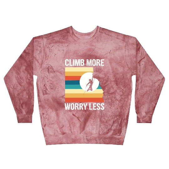 Climbing Mountaineering Climber Mountains Hiking Blast Sweatshirts